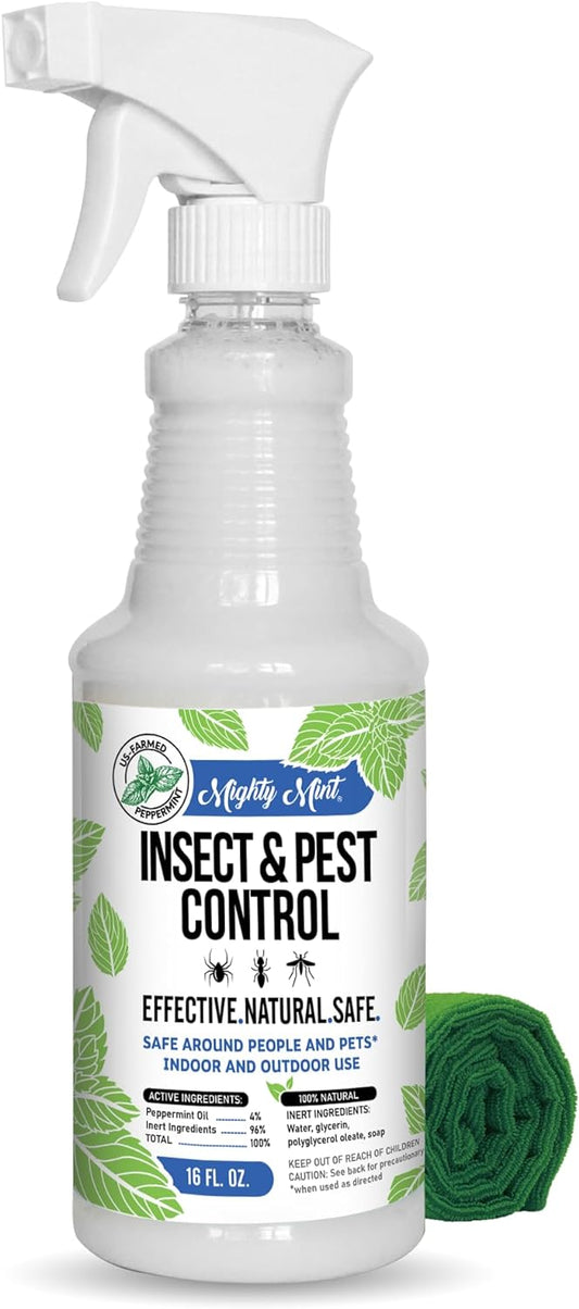 Mighty Mint Peppermint Oil Bug Spray - Natural Control