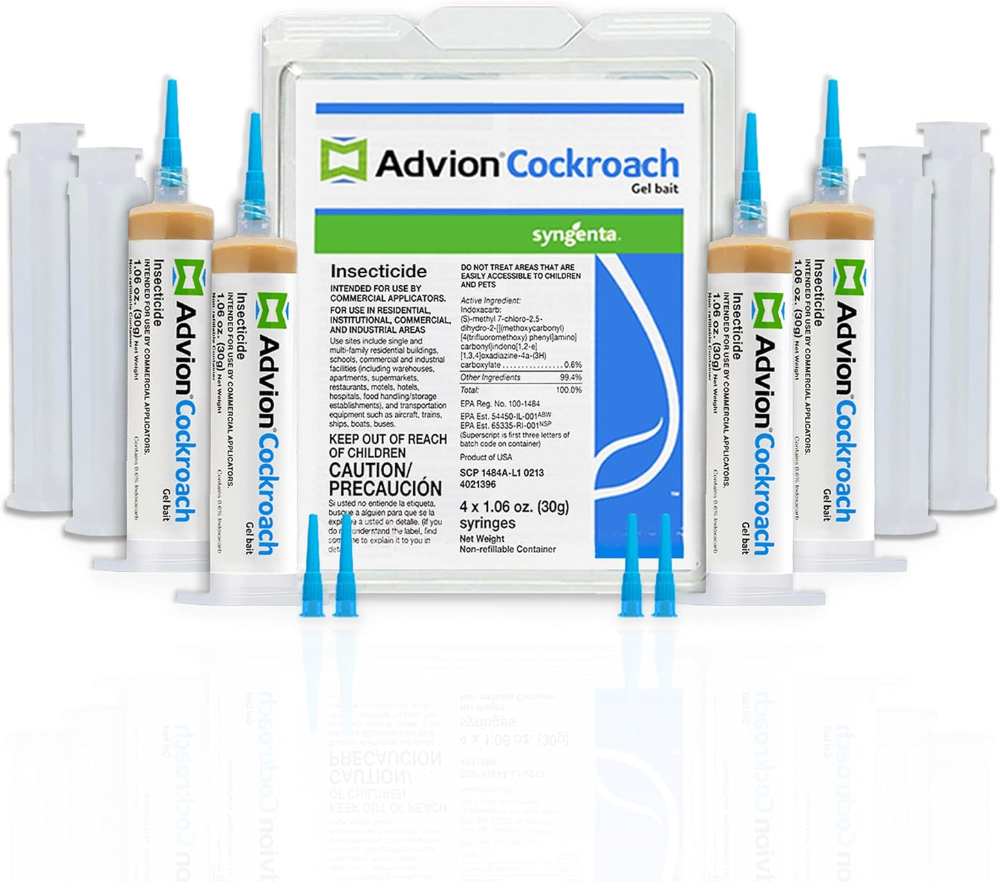 Advion Cockroach Gel Bait - 4x30g Tubes, Pest Control
