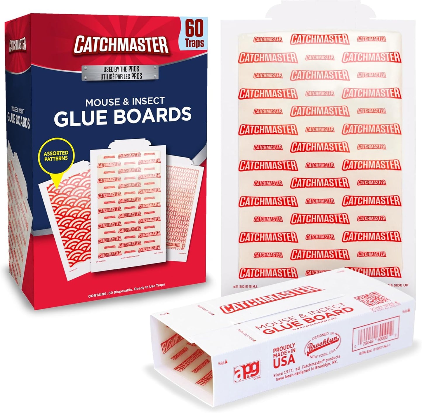 Catchmaster 60pk Mouse & Insect Glue Boards