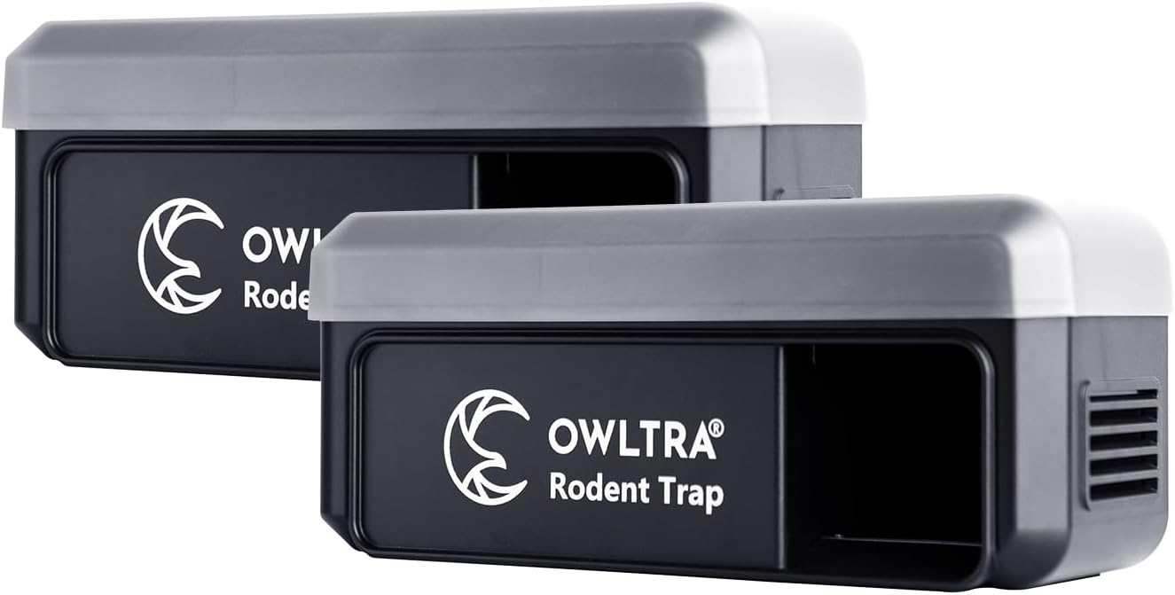 OWLTRA Electric & Tunnel Rodent Traps - Safe & Humane