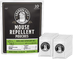 Grandpa Gus's Natural Mouse Repellent Pouches - 10 Pack