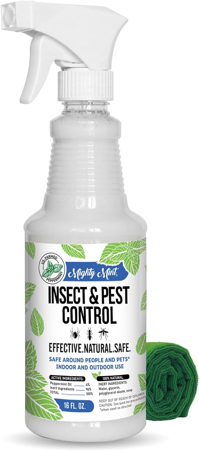 Mighty Mint Peppermint Oil Bug Spray - Natural Control