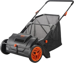 VEVOR Push Lawn Sweeper - 21" & 26" Leaf Collector
