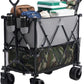 DUMOS Foldable Wagon Cart - Heavy Duty & Portable