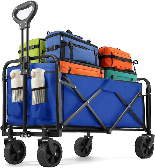 Heavy Duty Collapsible Wagon - All-Terrain Wheels