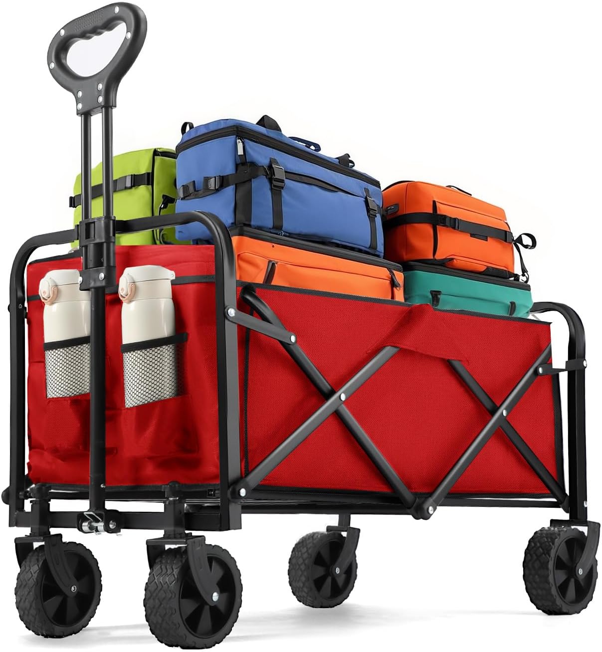 Heavy Duty Collapsible Wagon - All-Terrain Wheels