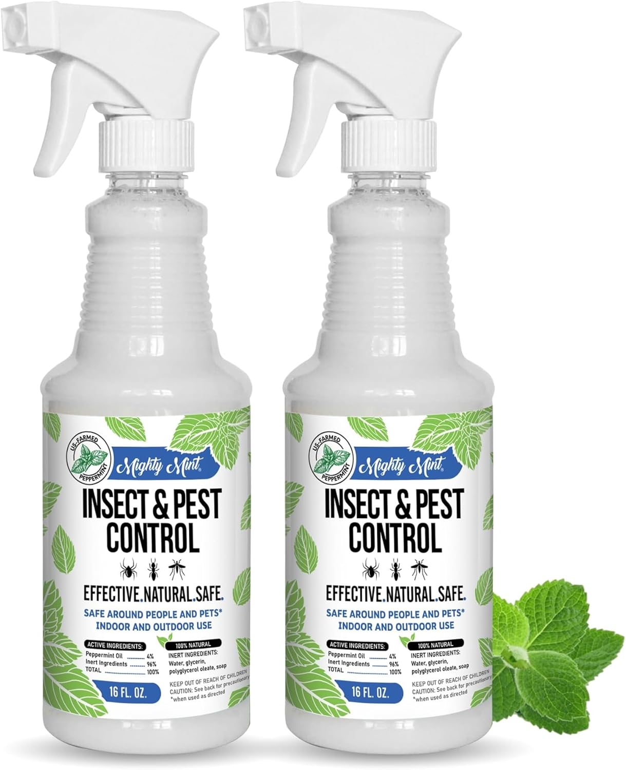 Mighty Mint Peppermint Oil Bug Spray - Natural Control