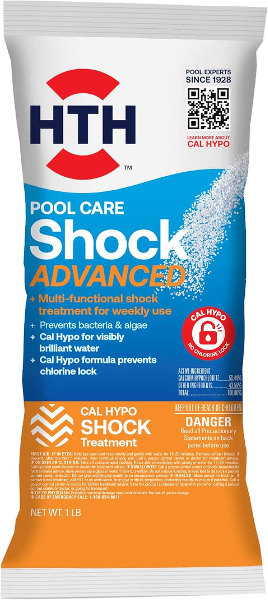 HTH 52036R Pool Shock - 4-in-1 Clarity & Sanitization