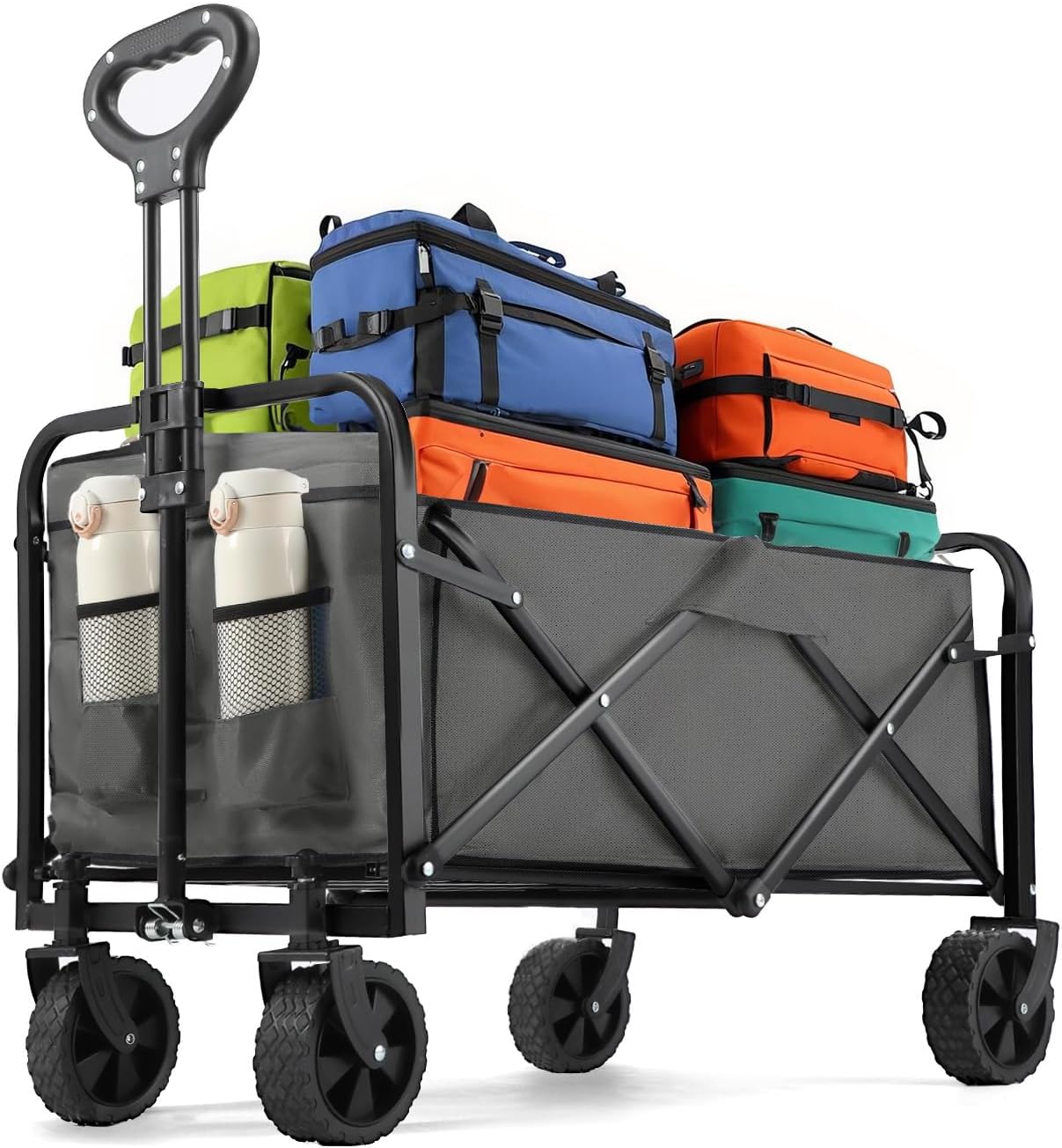 Heavy Duty Collapsible Wagon - All-Terrain Wheels