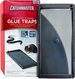 Catchmaster Glue Traps (12 Pack) for Rodents & Pests