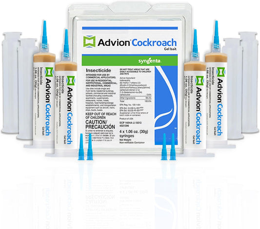 Advion Cockroach Gel Bait - 4x30g Tubes, Pest Control