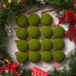 15pcs Velvet Christmas Tree Ornaments, 3.15" Flocked Balls