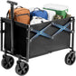 DUMOS Foldable Wagon Cart - Heavy Duty & Portable