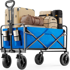 DUMOS Foldable Wagon Cart - Heavy Duty & Portable