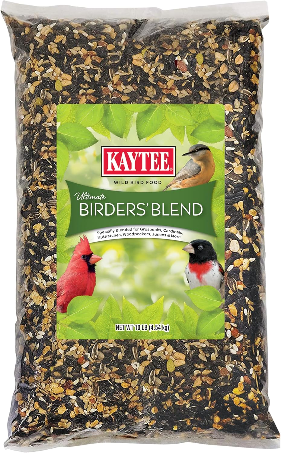 Kaytee Wild Bird Seed - No Mess, Nut & Fruit, Blend