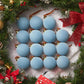 15pcs Velvet Christmas Tree Ornaments, 3.15" Flocked Balls