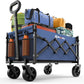 Collapsible Wagon with Wheels - Heavy Duty & Portable